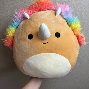 🌼 FINAL PRICE SquishMallow 14" Massai the Triceratops New With Tags
